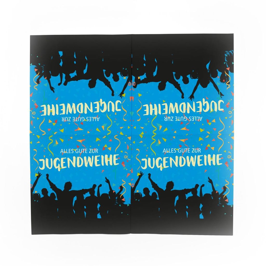 itenga 6x Windlicht + 40x Servietten - Jugendweihe Produktbild 4