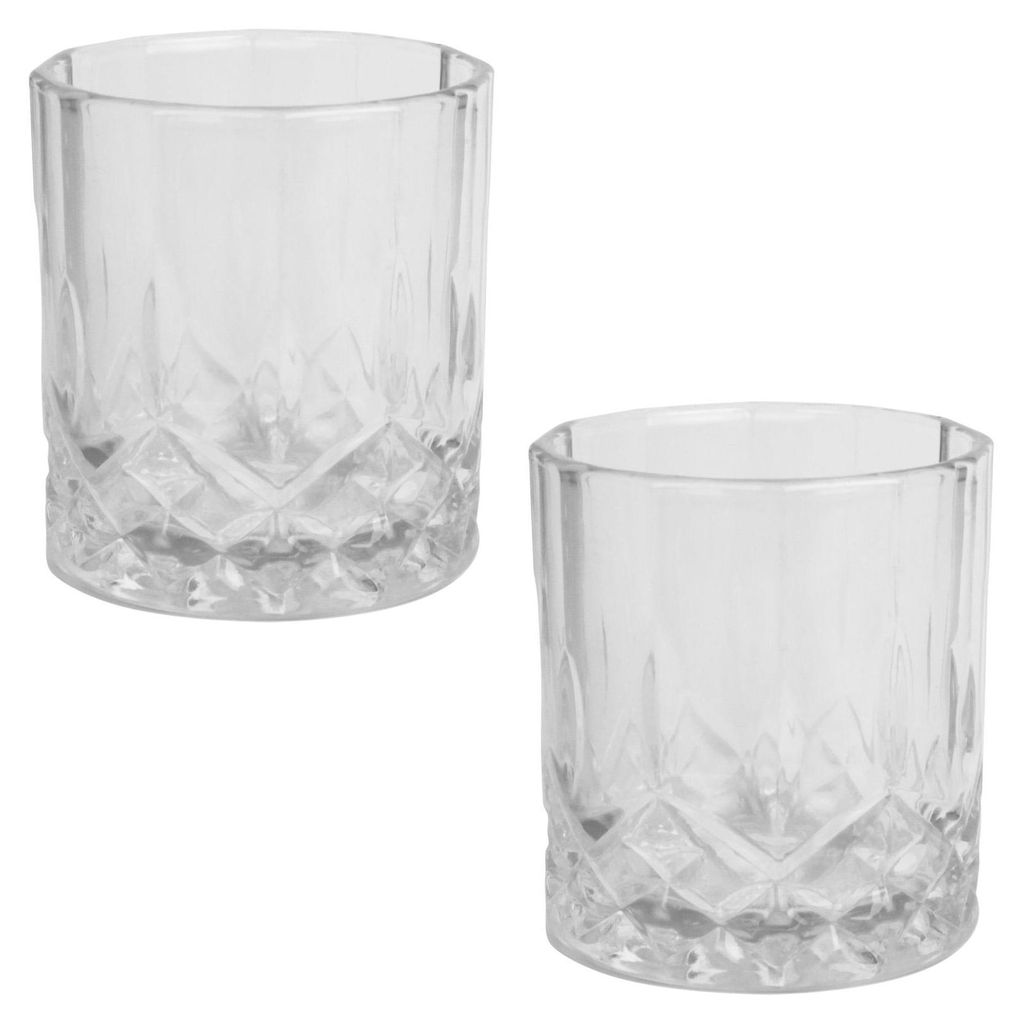 Glaskaraffe + 4 Gläser 0,9 l Whisky Brandy Set Produktbild 