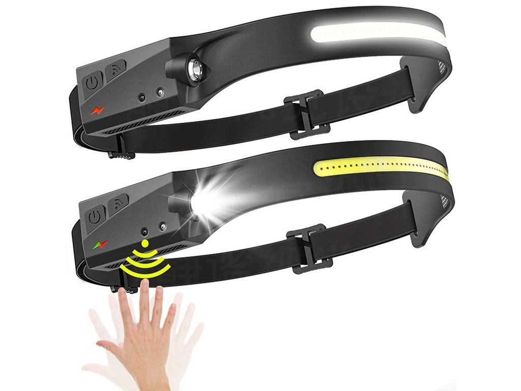 Bailong 08325 LED čelová baterka COB + XPE , 350lm, IPX4 Obrázok produktu 