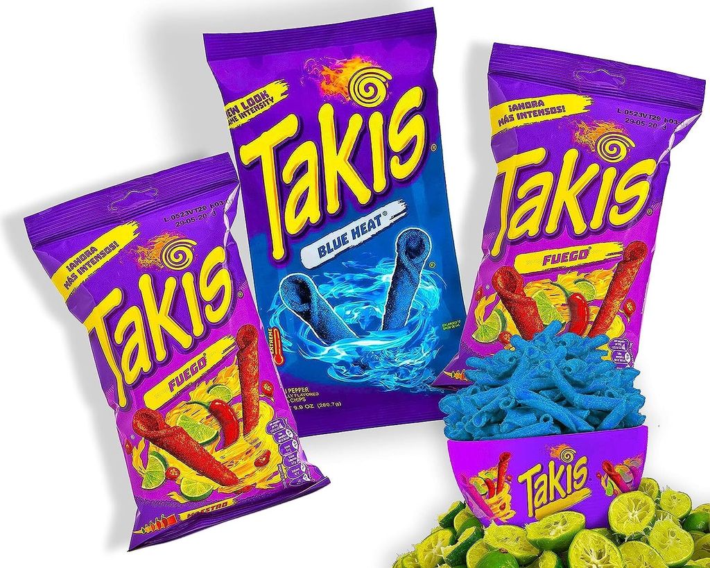 Takis Chips Box 1x Takis Blue Heat 92g und Kaufland.de