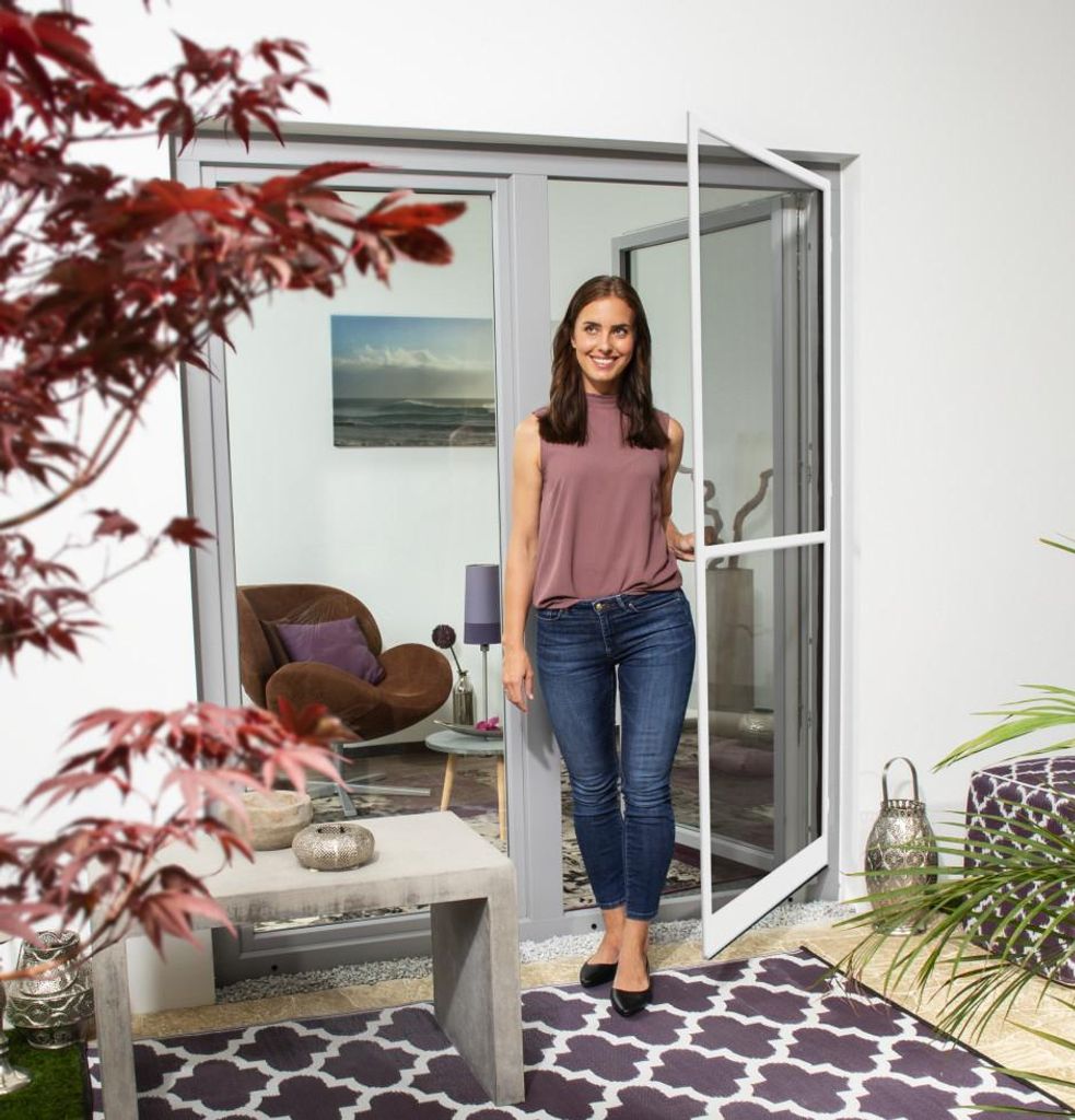 Primaster Fliegenschutz-Tür 120 x 240 cm anthrazit