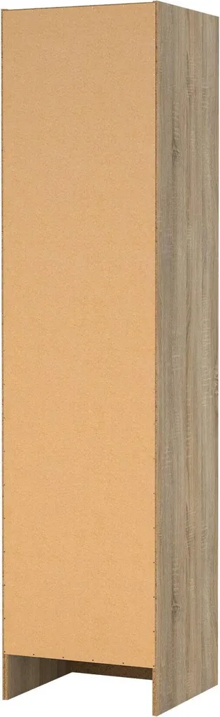 Fox Armoire 1 Porte en Chêne Structuré - Penderie Compacte Design Fox - 9