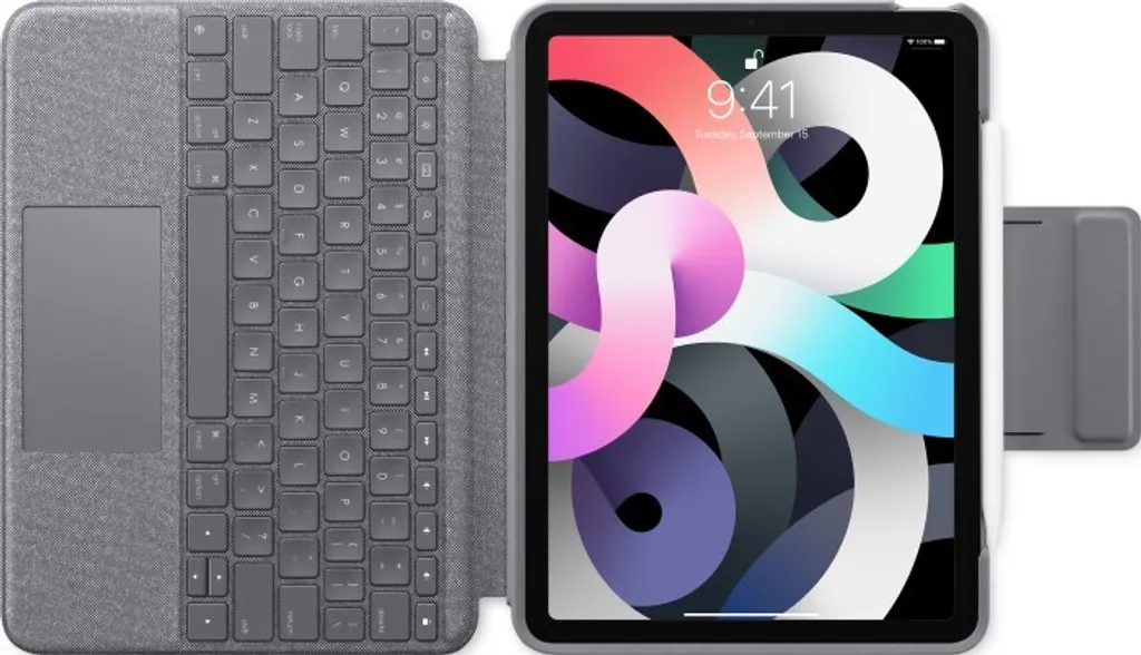 Logitech Folio Touch iPad Air 4 - Solution Bureautique Mobile Graphite - 13