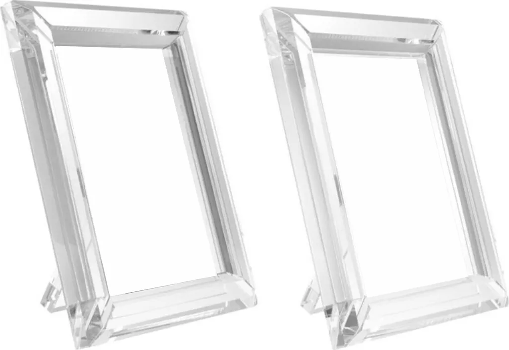 Cadres de Table Décoratifs en Cristal de Luxe - Lot de Casa Padrino