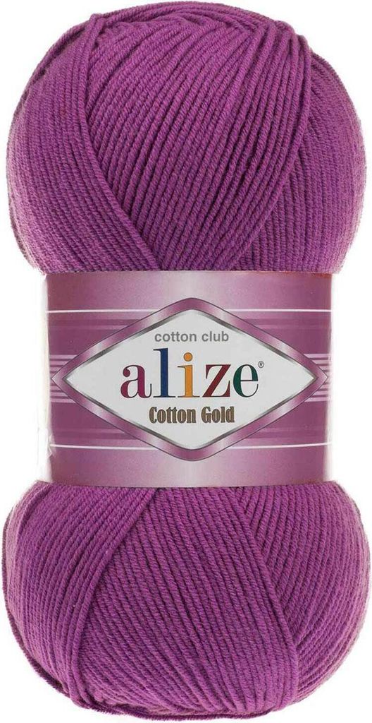 100g Strickgarn Alize Baumwolle Gold Uni Klassikgarn Produktbild 