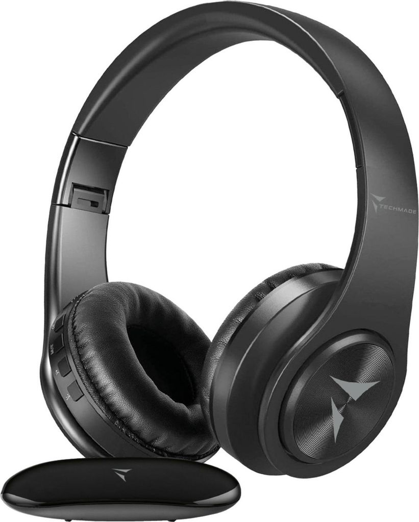 Techmade TM-YH690 Kopfhörer & Headset Kabellos Kopfband Musik/Alltag Schwarz