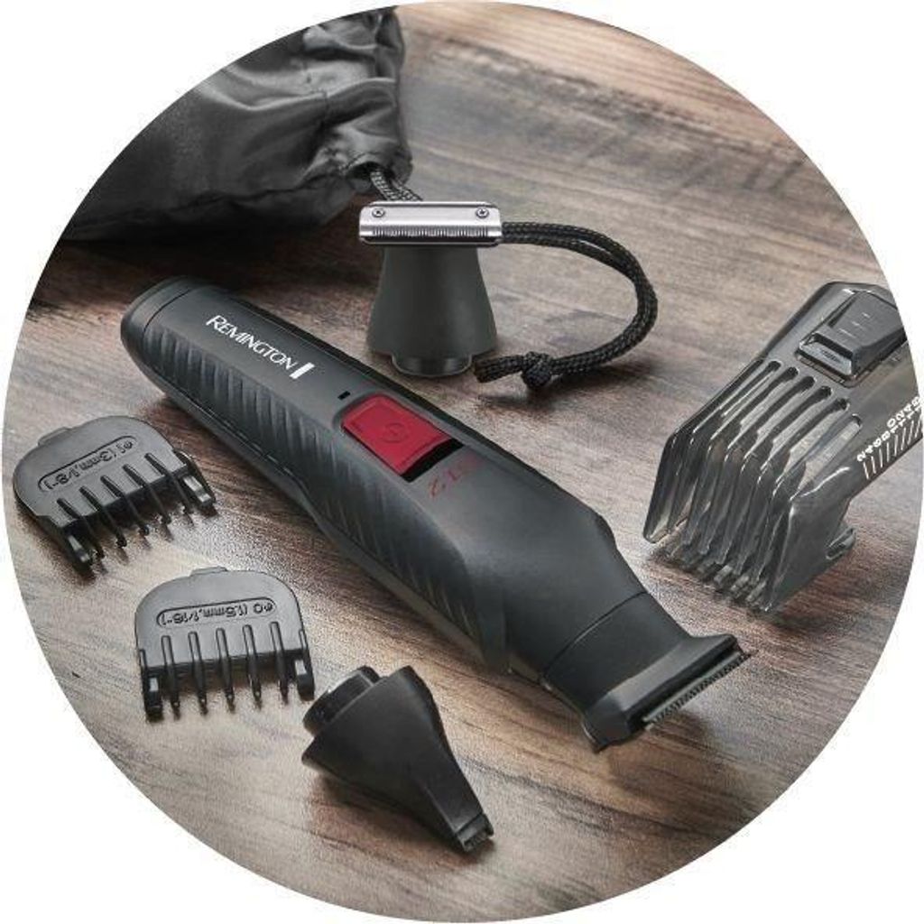 Multifunktions Grooming Kit, REMINGTON G12 Graphite Series, 12-in-1, Selbstschärfende Klingen, 40 Min. Laufzeit, USB
