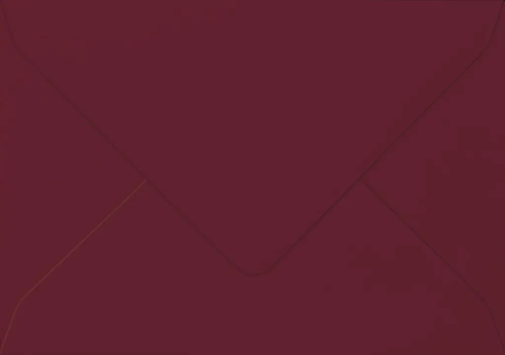 Heyda 211450023 Enveloppe 110 x 156 mm rouge foncé pour faire-part