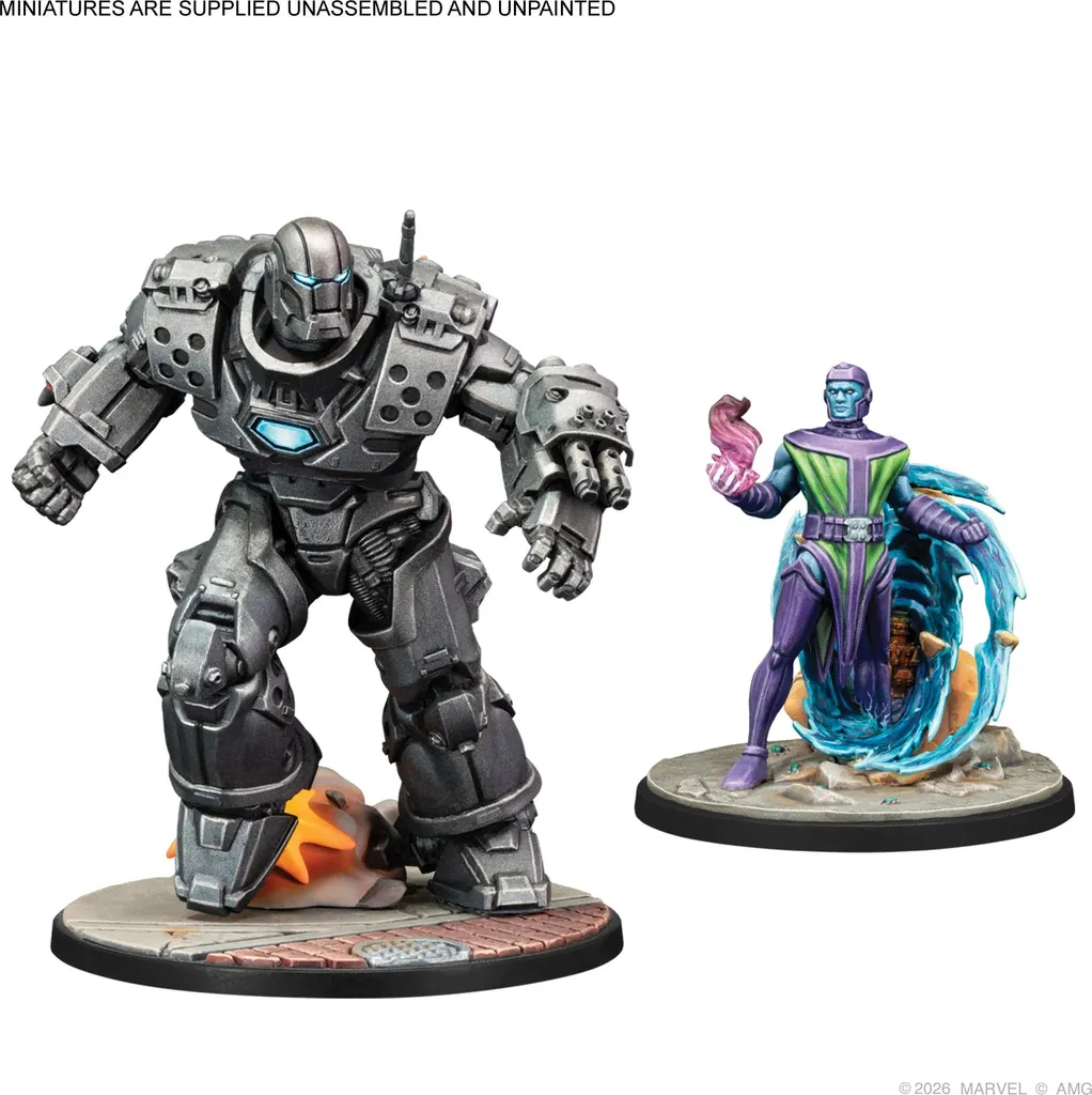 Marvel Crisis Protocol Extension Complète Figurines Iron Lad et Kang