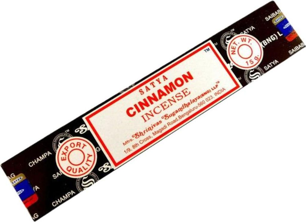 Cannelle - Satya Cinnamon - 15g bâtonnets d'encens Image du produit 
