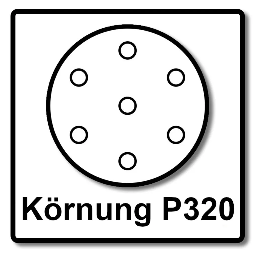 Disques de ponçage 150mm Granat P320 Multi-Jetstream 2 - 400 unités - 4