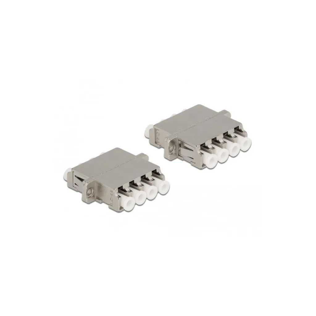 Coupleur LC vers LC Monomode Delock 86875 - Faible Perte de Signal Bleu - 2