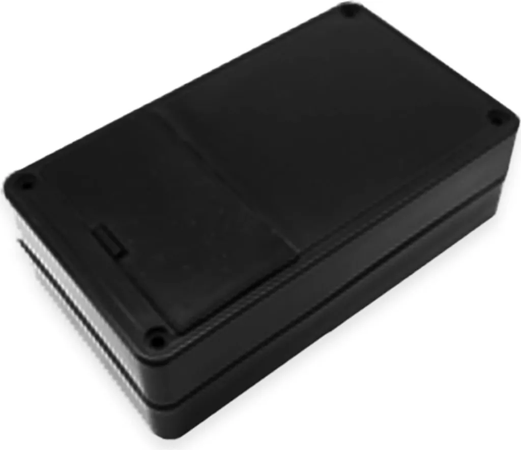 Guscio in Plastica per Batteria 9V | Box 104x62x30mm Nero ABS