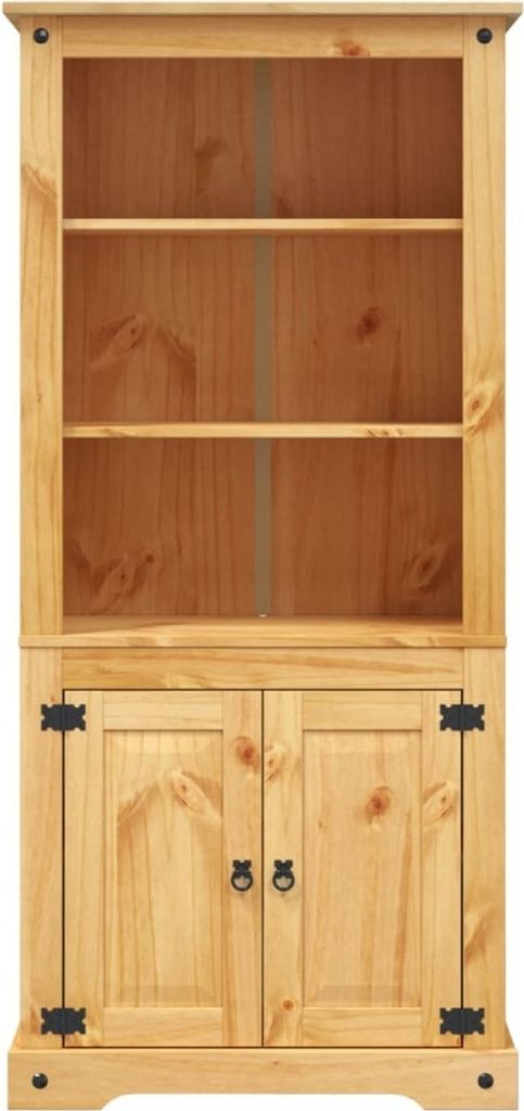 "SALE 2026"Kommoden - Braun Buffetschrank Mexiko-Stil Kiefernholz 80x40x170cm Stabli Möbel2777800