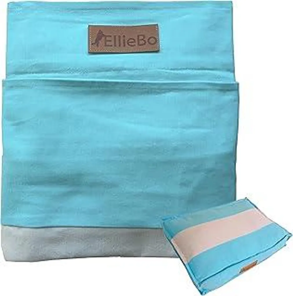 Ellie-Bo Rivestimento Premium Cuccia Cane 71x48cm - Righe Blu-Grigio