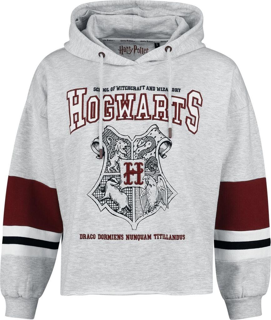 Harry Potter Sweatshirt Damen Hogwarts Crest grau S Produktbild 