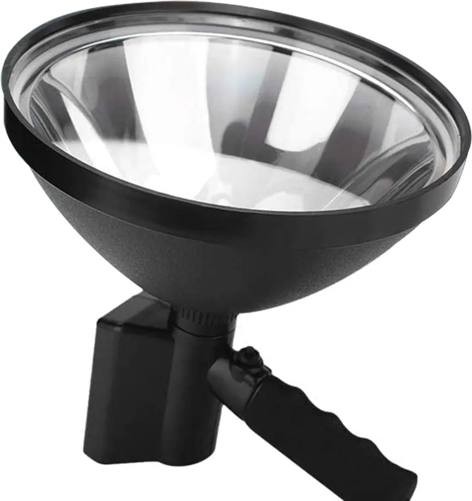 Projecteur HID 100W Lampe de Chasse Portative Haute Puissance Noire