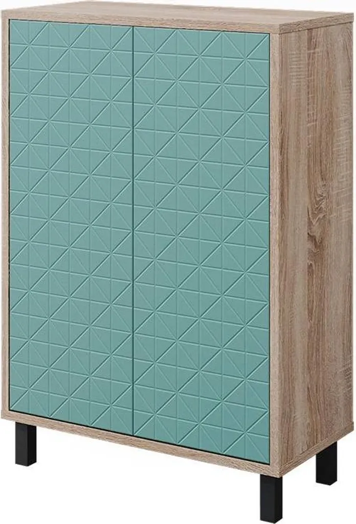 Meuble de rangement salle de bain Agasta Vicco 56cm Vert menthe mat