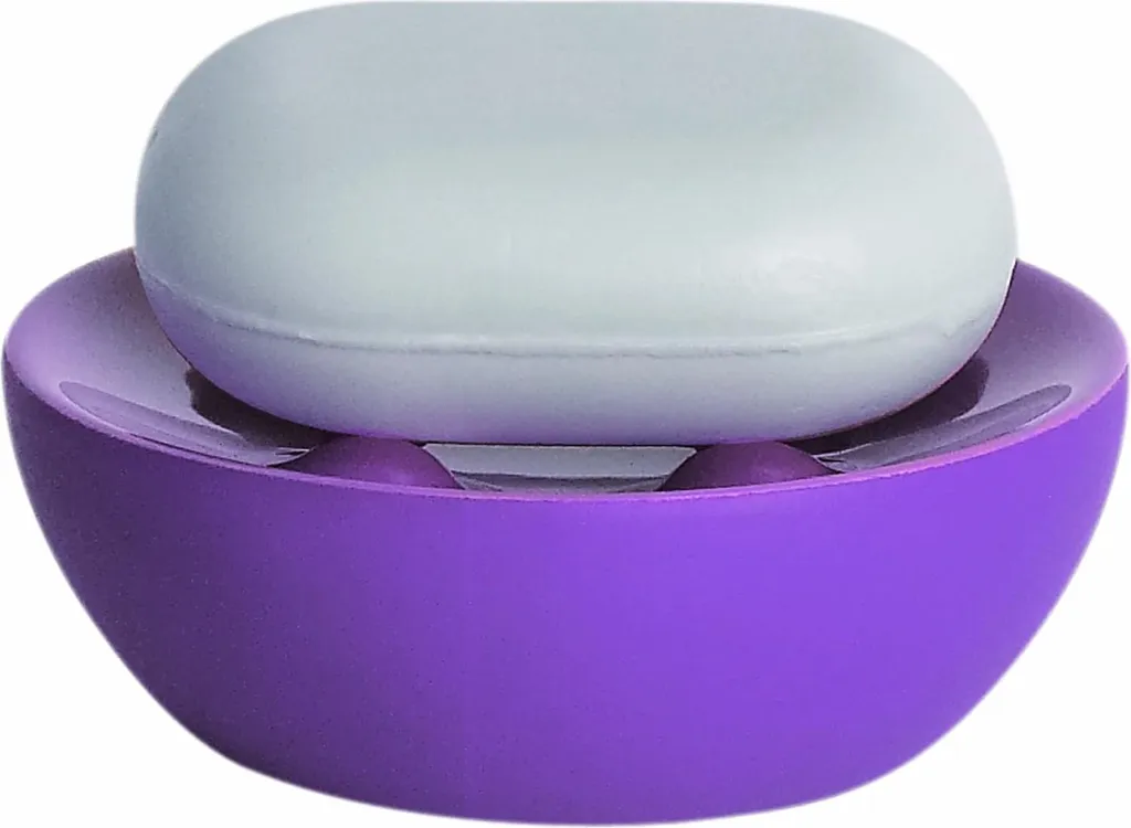 Porte-savon stable en dolomite anti-glisse pour éviter les traces de savon