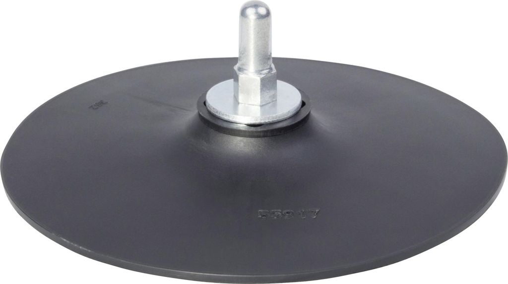 Wolfcraft Schleifteller Ø 125 mm Schaft Ø 8 mm Gummi Produktbild 