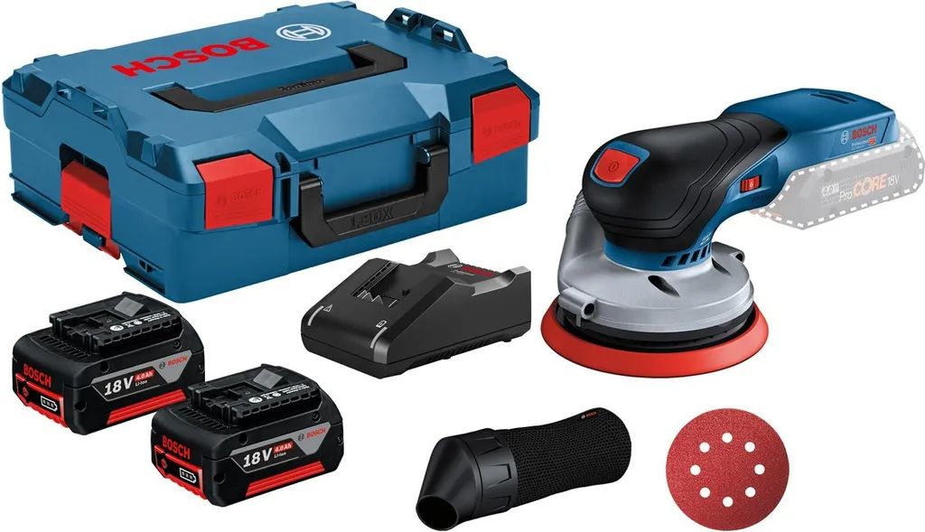 Ponceuse excentrique 18V Bosch GEX 18V-125 idéale pour bois et carrosserie