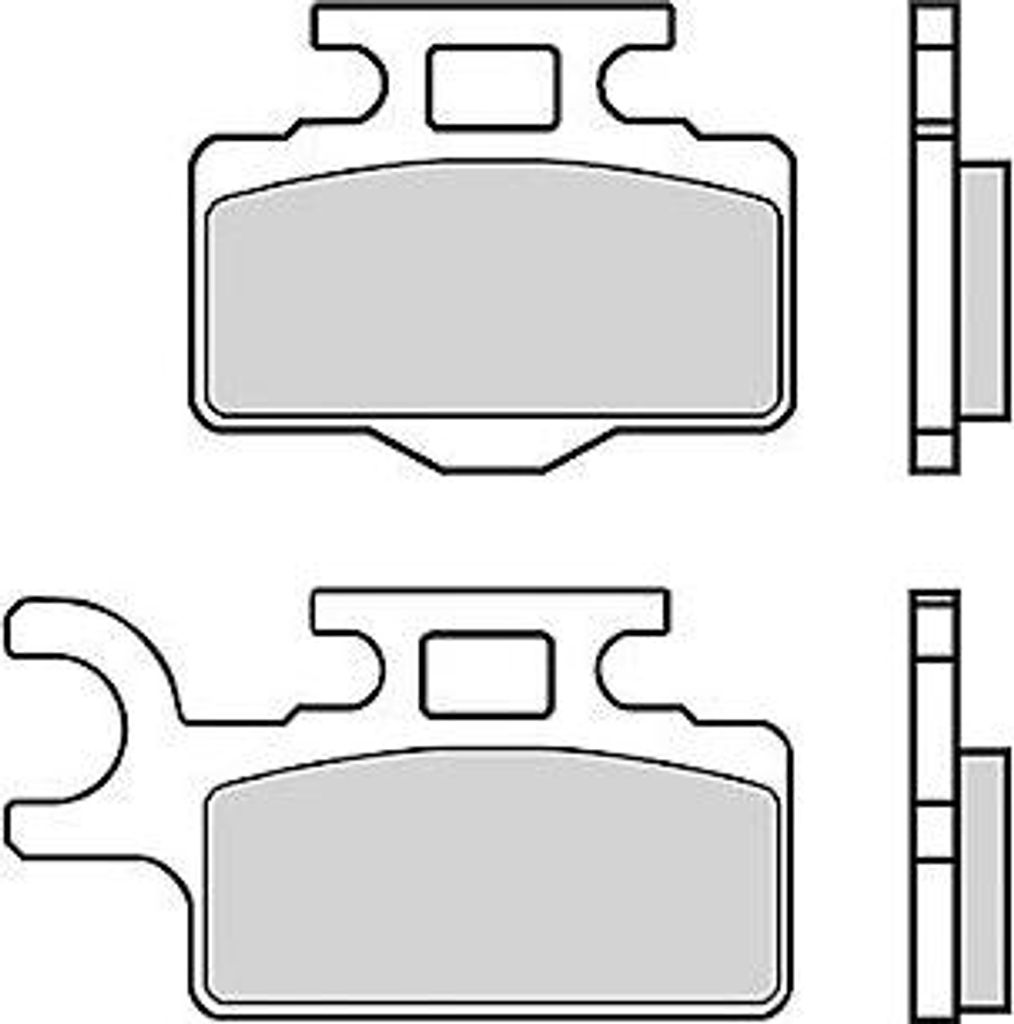Brembo Bremsbeläge 07KA27SD Sinter-Metall vorne & hinten mit Zulassung