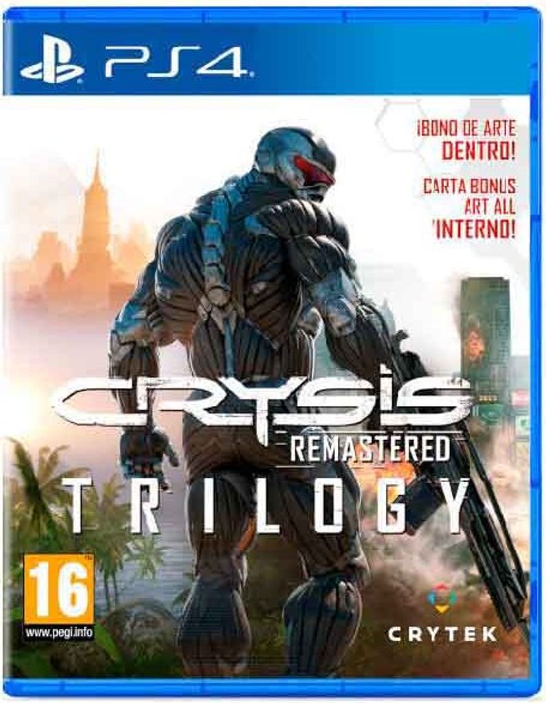 Playstation Games Ps4 Crysis Remastered Trilogy PAL PAL