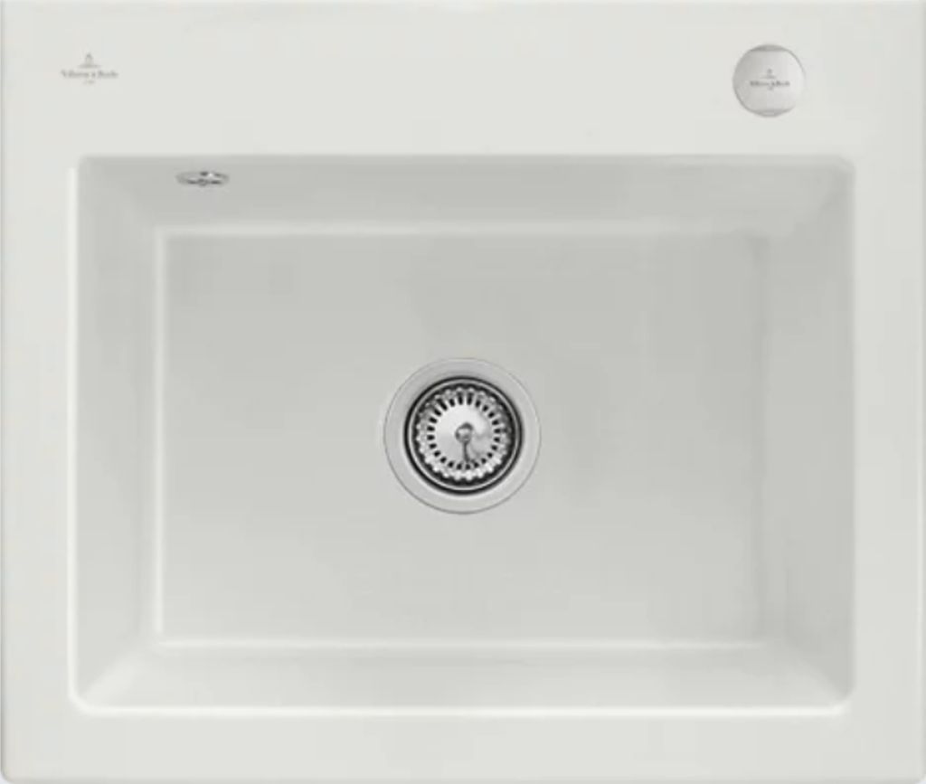 Villeroy & Boch Keramikspüle 330902SM, Subway 60 S Einbauspüle - inkl.