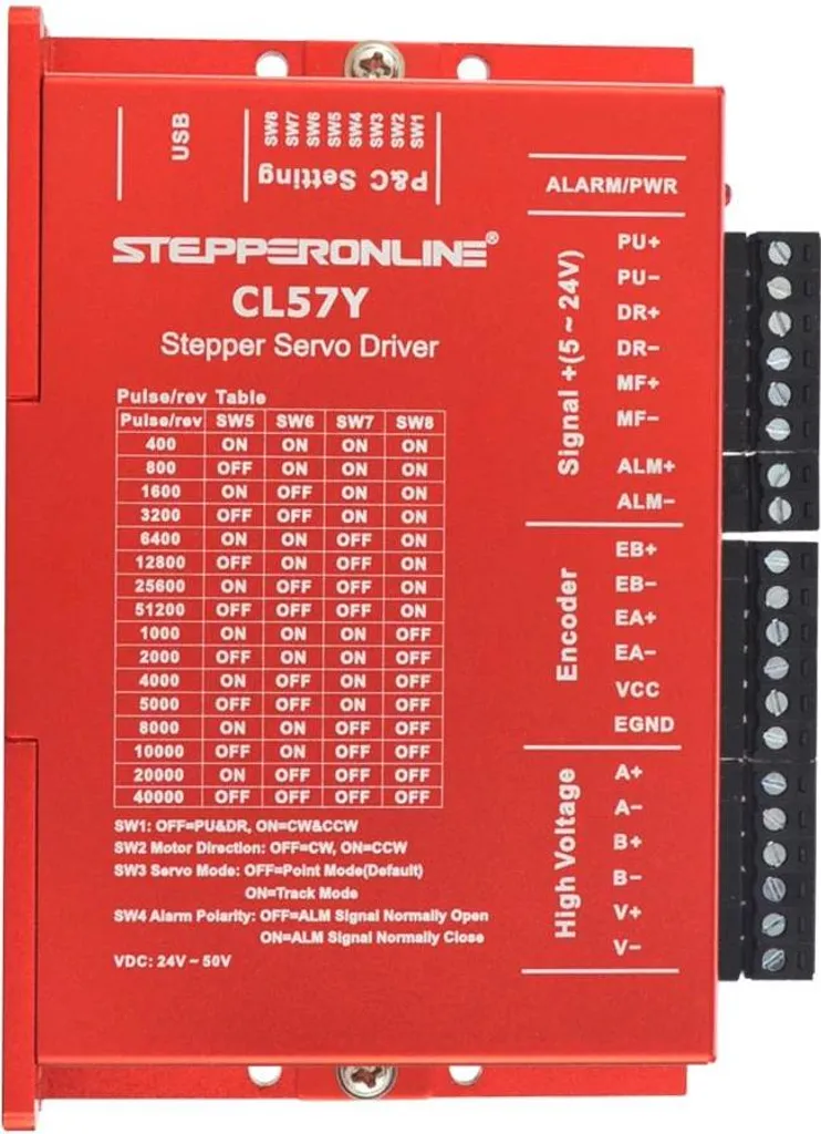 Sistema Passo-Passo Closed Loop 3.0Nm Encoder 8mm - Zero Errori
