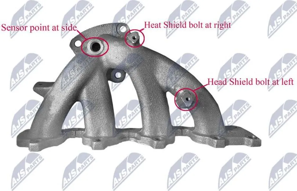 Collecteur d'échappement moteur pour Chevrolet Captiva et Opel Antara