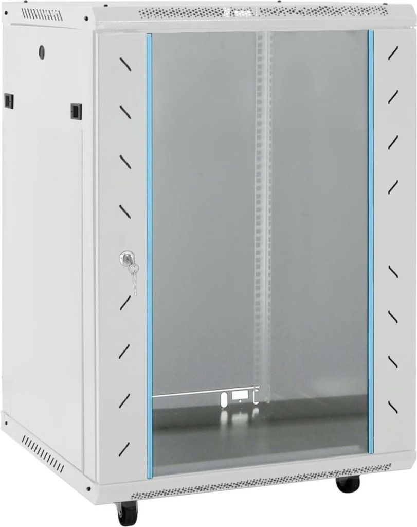 15U Netzwerkschrank auf Rollen 19" IP20 60x45x86 cm