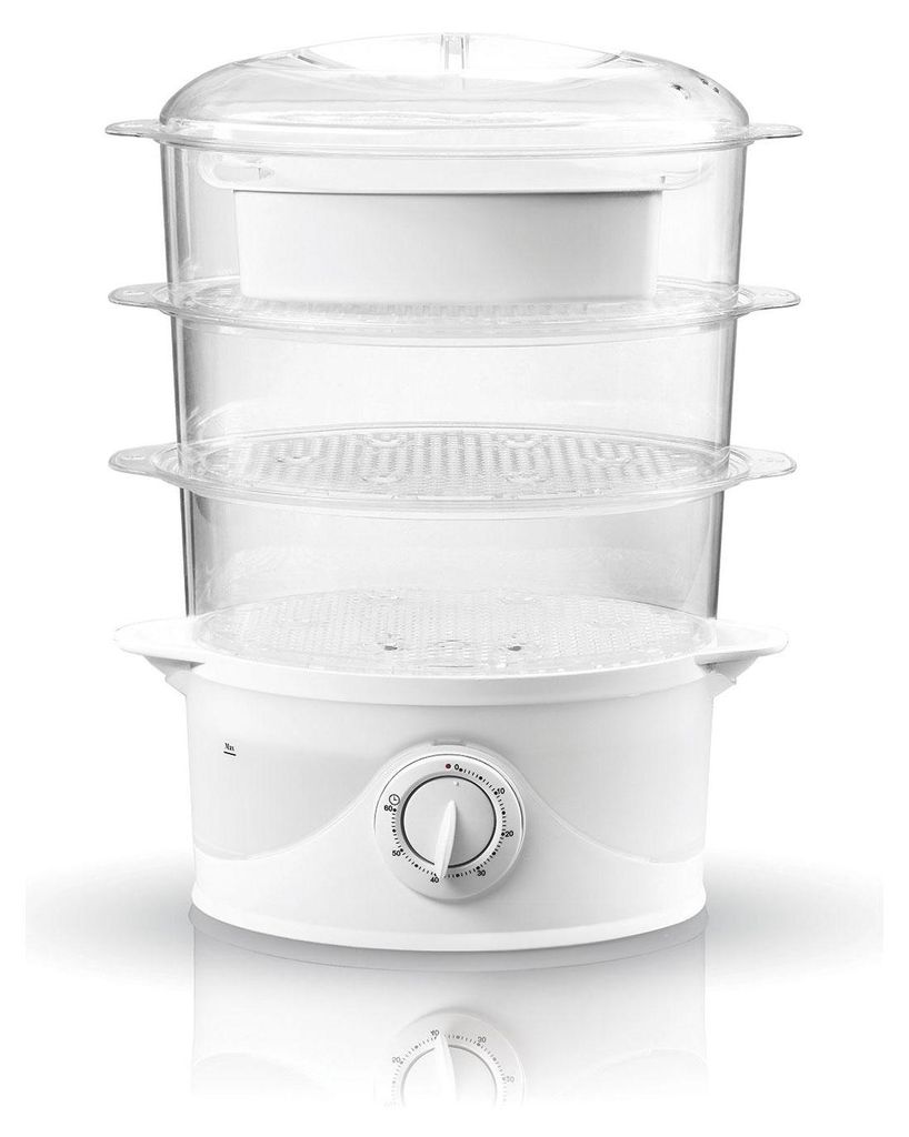 Parný varič Adler 9 l, 800 W, 3 nádoby, turbo para, Obrázok produktu 