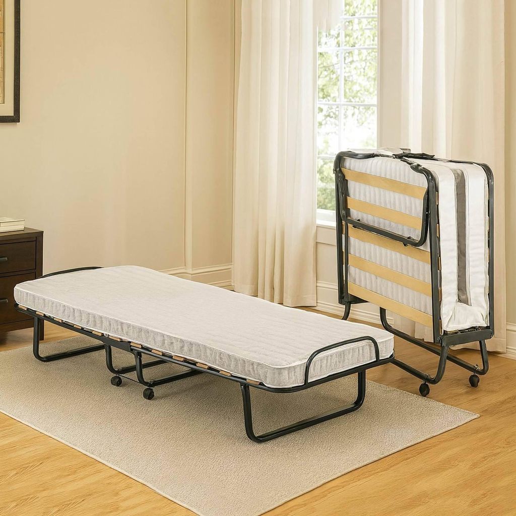 Talamo Italia Letto Pieghevole Tellus 80x190 cm Nero, Immagine del prodotto 