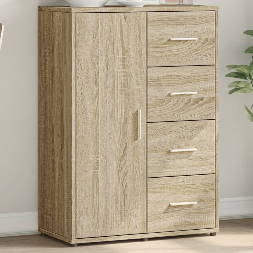 Maison Exclusive - Sideboard Sonoma-Eiche 60x31x84 cm Holzwerkstoff