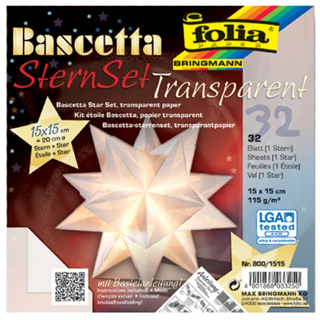 Liste unserer Top Bascetta stern papier transparent