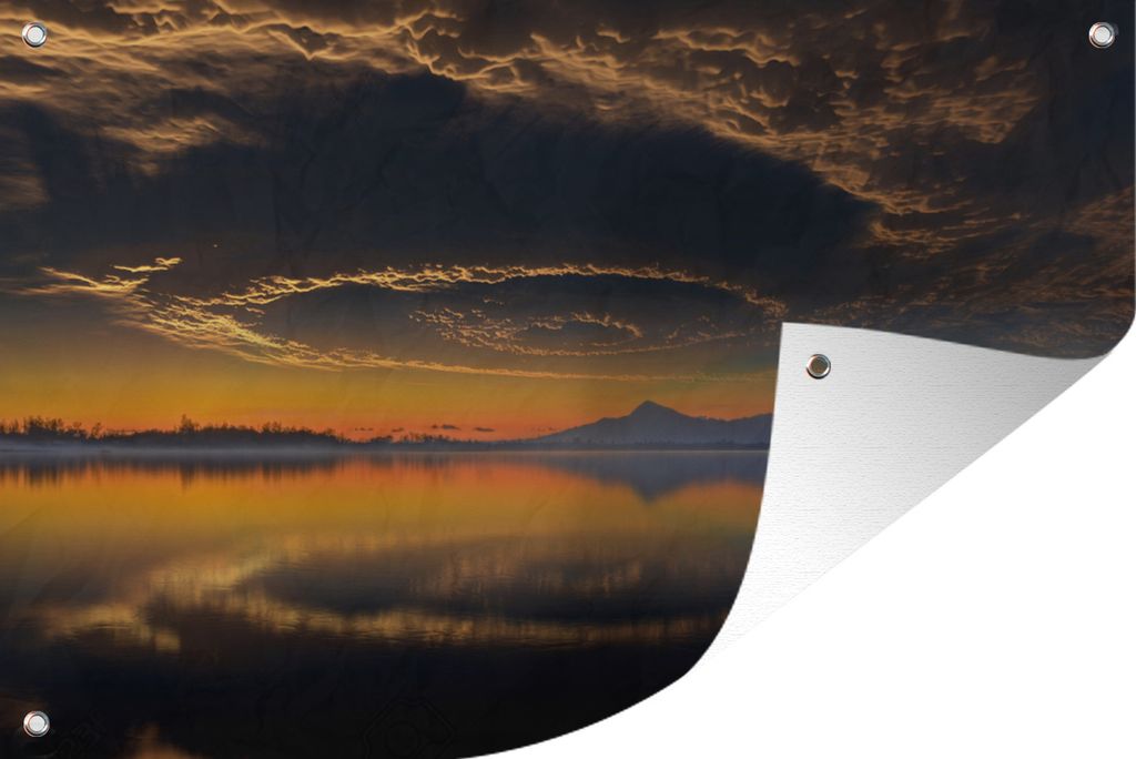 MuchoWow 90x60 cm Outdoor-Poster Gartendeko Sichtschutz Garten Poster für den Garten Natürliches Phänomen