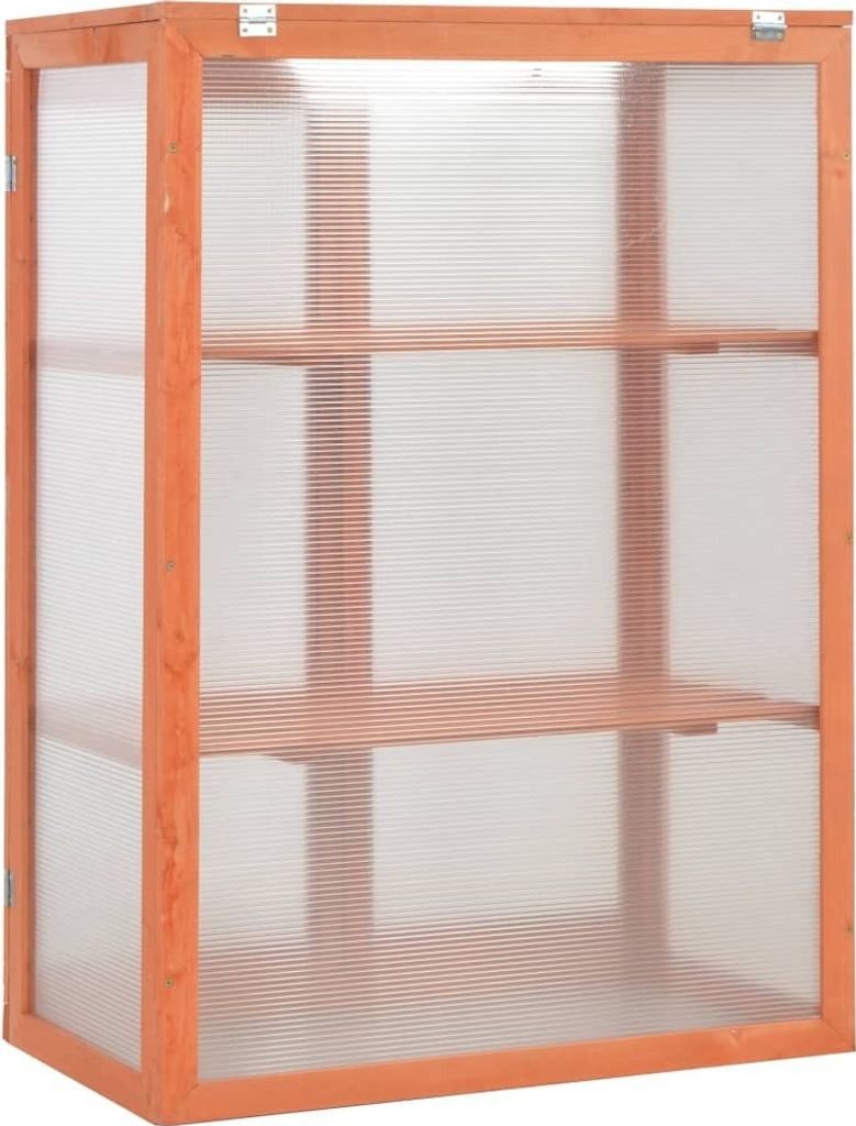 vidaXL Gewächshaus-Schrank Holz 75x47x109 cm Produktbild 4