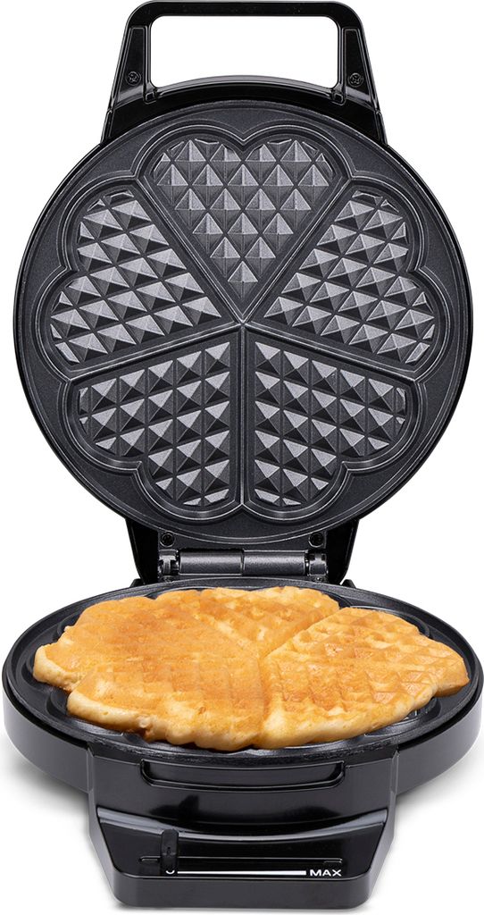 alpina Gaufrier en forme de coeur pour 5 gaufres - 1000W - Image du produit 