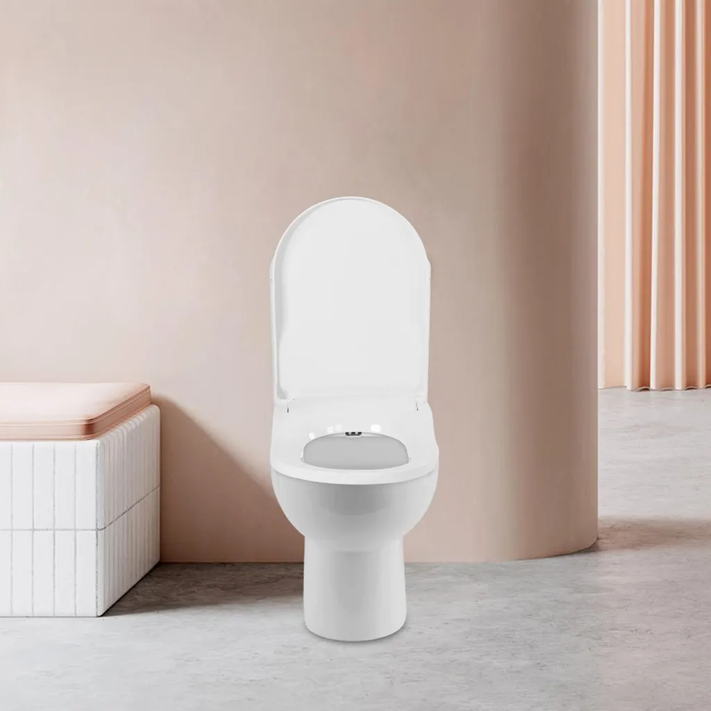 Bidet pour WC fixe contre les irritations avec double buse et prise EU
