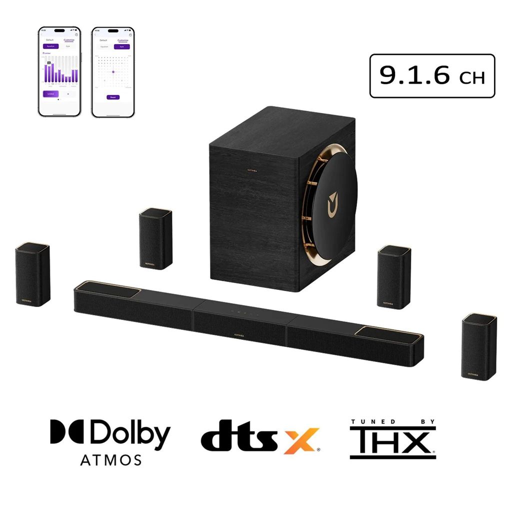 ULTIMEA Skywave X100 9.1.6 Soundbar met 10" subwoofer, Productafbeelding 
