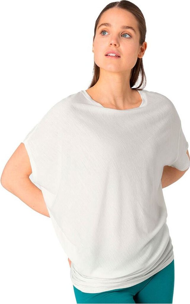 Super.natural Yoga Loose Kurzarm-t-shirt Weiß M Frau Weiß M