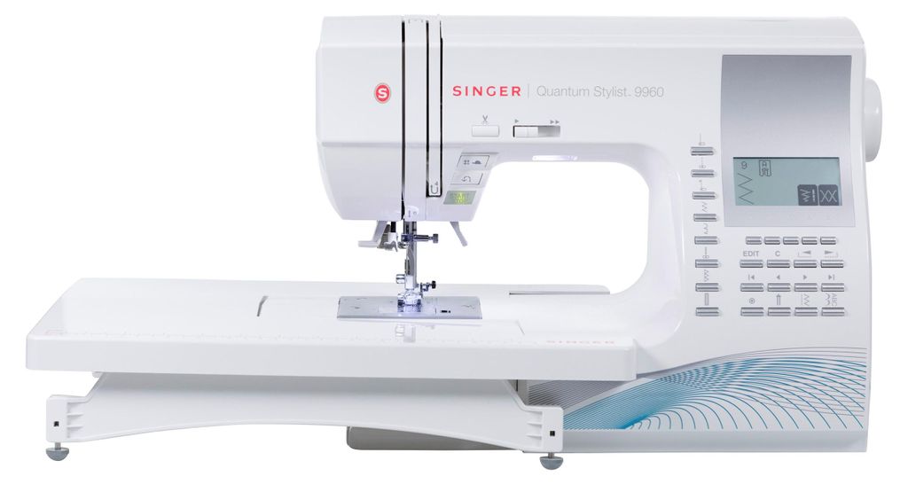 Singer 9960 Quantum Stylist sewing machine, white Immagine del prodotto 