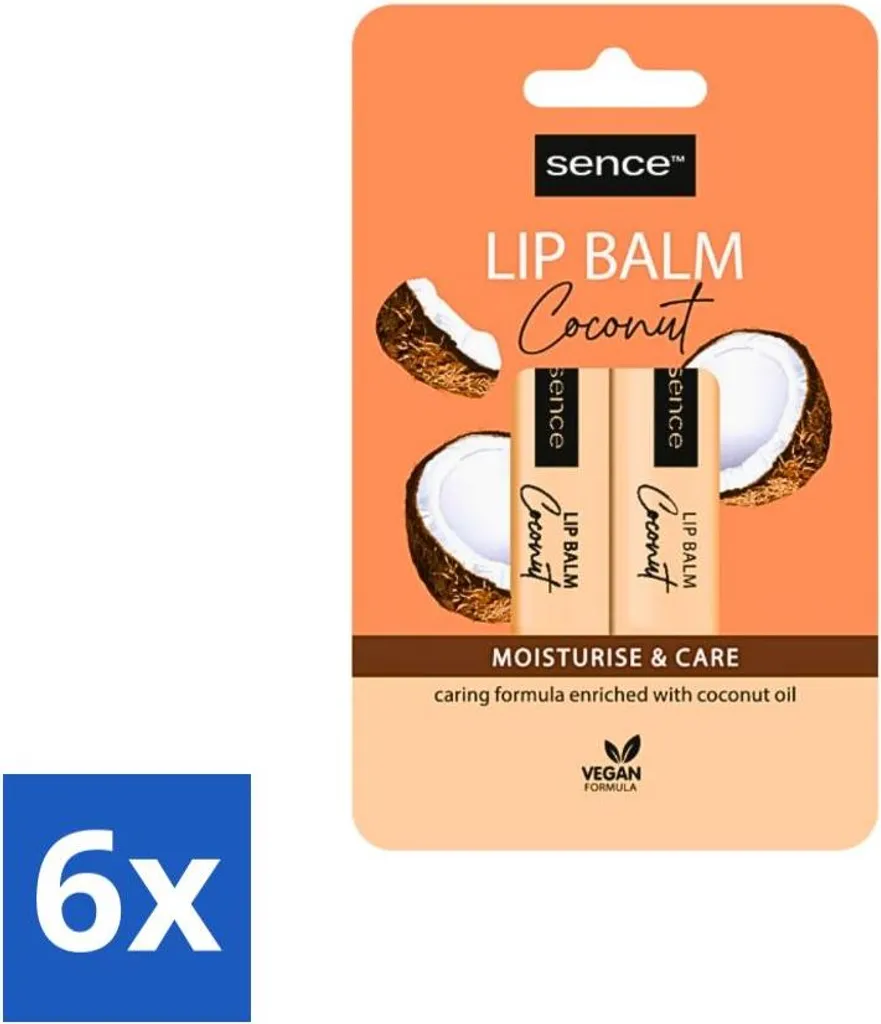 Sence Moisturise & Care Duo Balsamo Labbra Nutriente 6 Pezzi Offerta