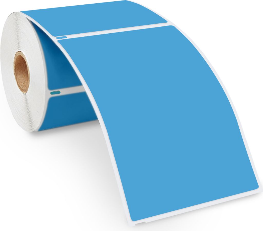 Dymo S0904980 Kompatible Etikettenrolle 4XL Blau - Versandetiketten - 104x159mm - Dymo Labelwriter 4XL - Etiketten Aufkleber - 220 Etiketten pro Ro...