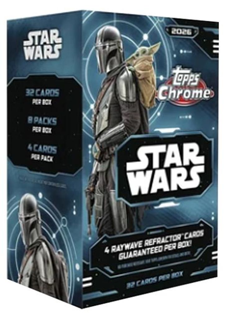 2026 Topps Chrome Star Wars Value Box Englisch Produktbild 