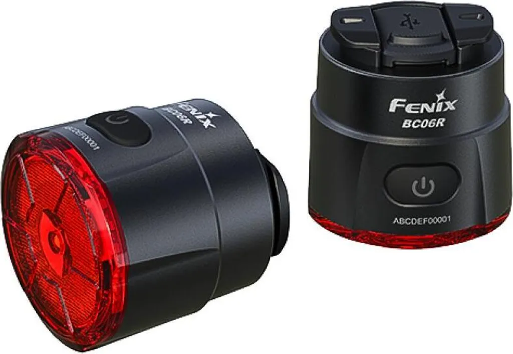 Feu arrière pour vélo Fenix BC06R compact avec batterie rechargeable
