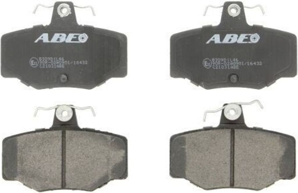 ABE Bremsbeläge Satz Hinten für NISSAN ALMERA II Hatchback (N16) C21031ABE