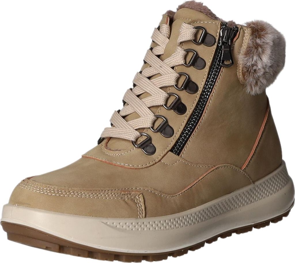 Donna Andrea Damen-Stiefelette Beige, Farbe:beige/schlamm, EU Größe:40