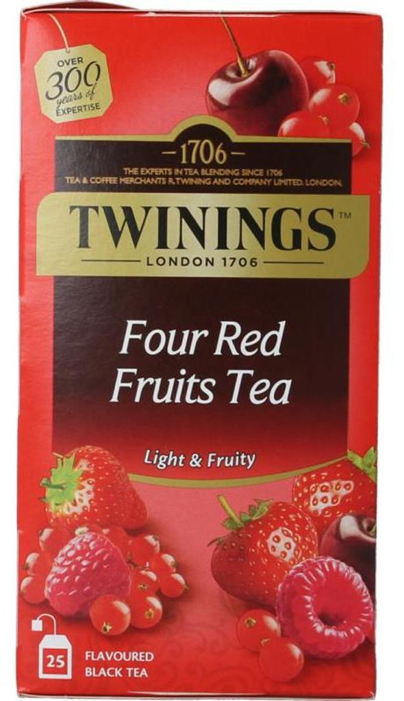 Twinings Red Fruits Tea (25 zakjes) Productafbeelding 