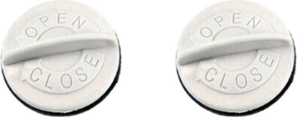 2x Trade-Shop Ersatz Schraube Stopfen Verschluss Kappe kompatibel mit Kärcher A 2654 Me, A 2656 X Plus, SE 4001, SE 4002, WD 2.200, WD 3.200, WD 3...